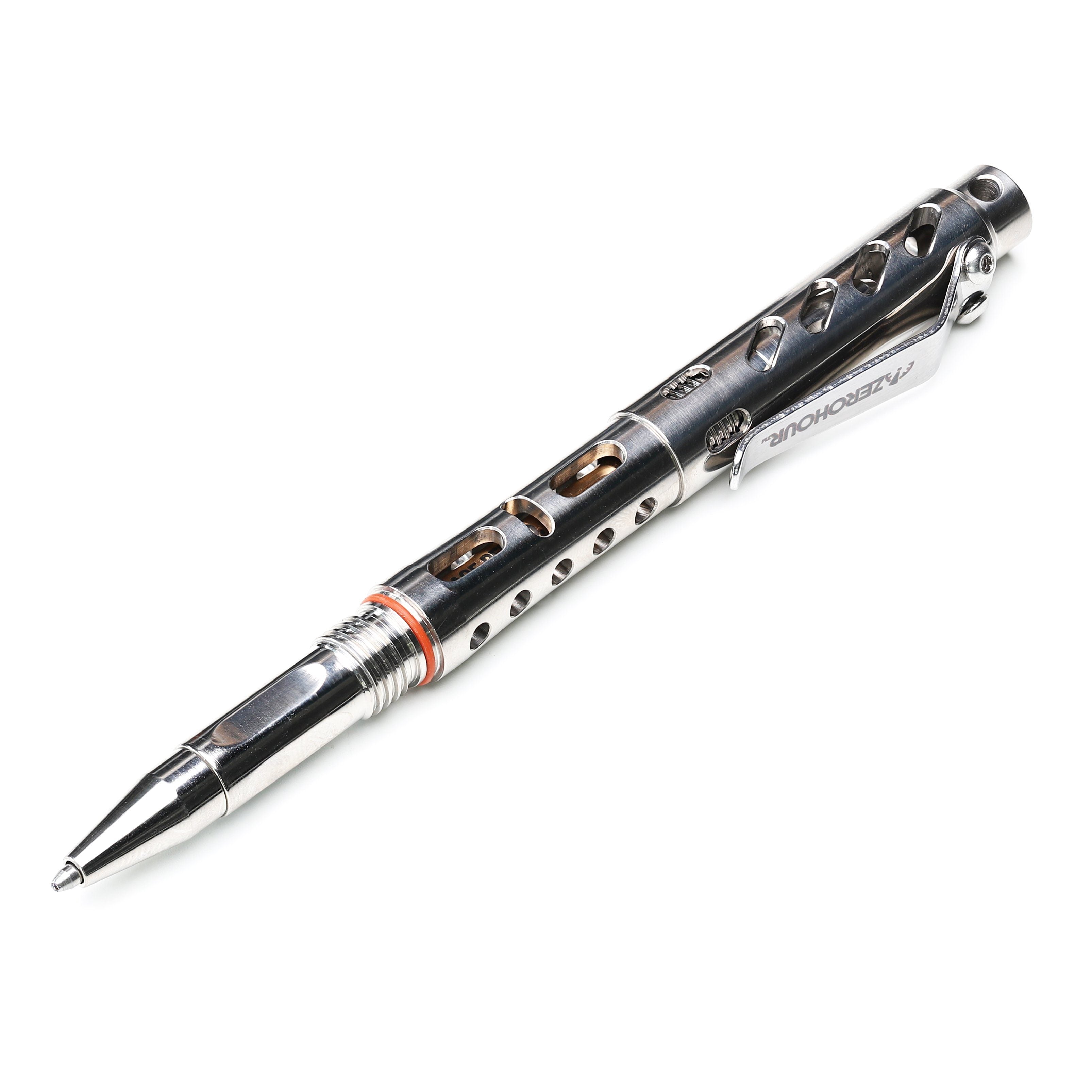 POLISHED TITANIUM -  APEX TACTICAL PEN