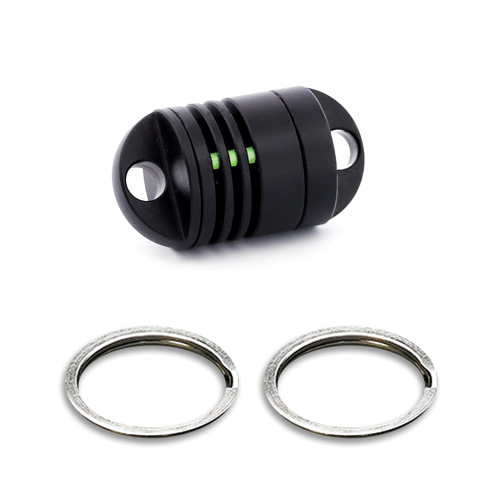 BLACK ALUMINUM - MAGNETIC QUICK RELEASE KEYCHAIN