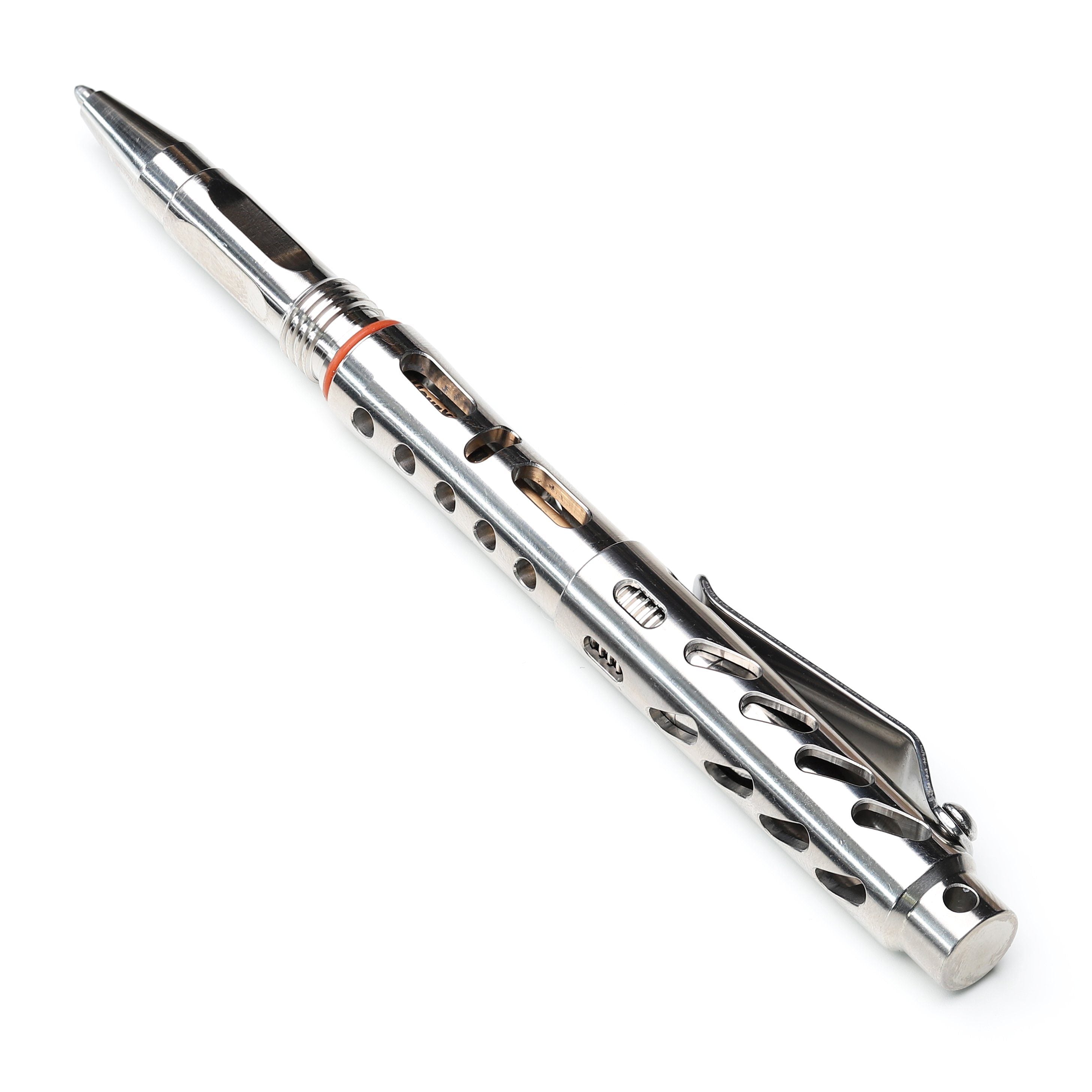 POLISHED TITANIUM -  APEX TACTICAL PEN